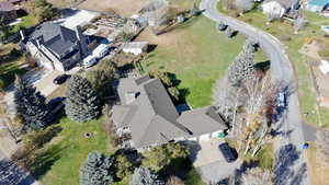 Aerial view of property's location