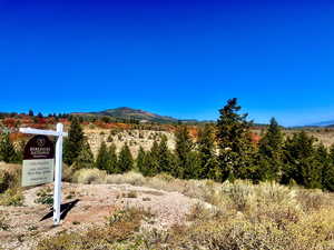 View of mountain backdrop