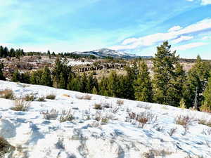 View of mountain backdrop