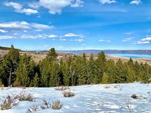 View of mountain background
