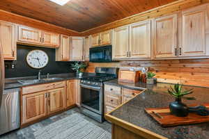 Kitchen featuring stainless steel appliances