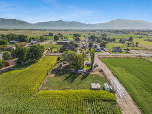 View of rural area with mountains