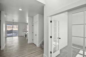 OPEN ENTRY W/ DOUBLE GLASS DOORS ON FLEX ROOM!  (PICTURE OF PREVIOUS BUILT HOME-COLORS AND MATERIALS MAY VARY)