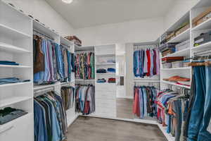 Primary walk-in closet