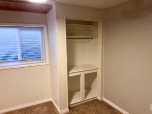 Large basement bedroom with two windows. Could easily be made into two smaller bedrooms