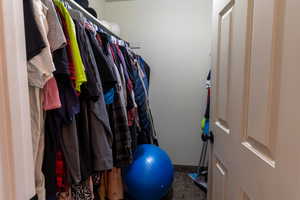 Walk-in closet, there is another closet in the master bedroom