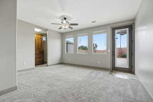 Master door out to the pool