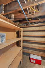 View of storage room