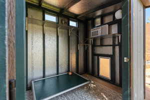 Interior space featuring cooling unit