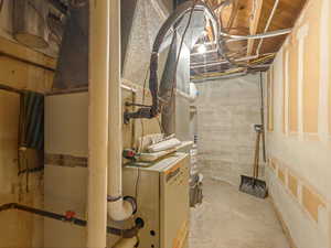 Basement common utility room