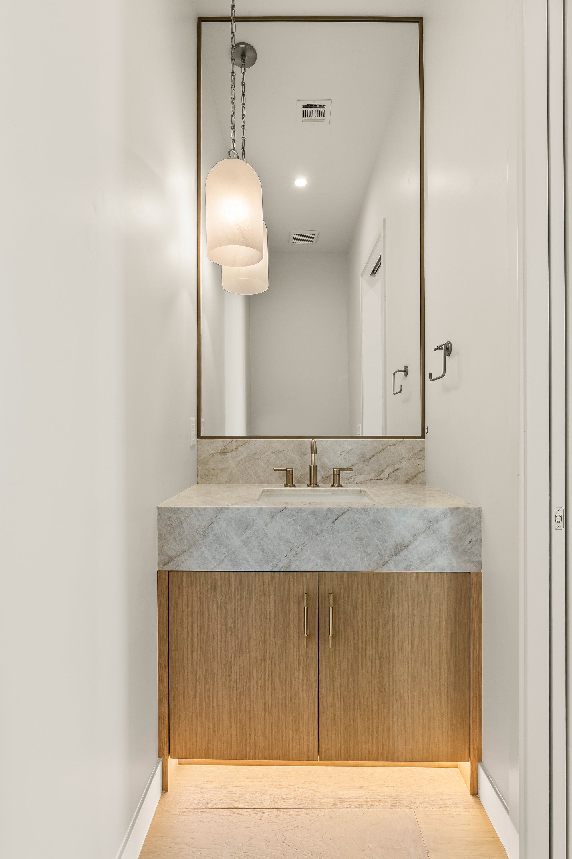 Half Bath by Kitchen