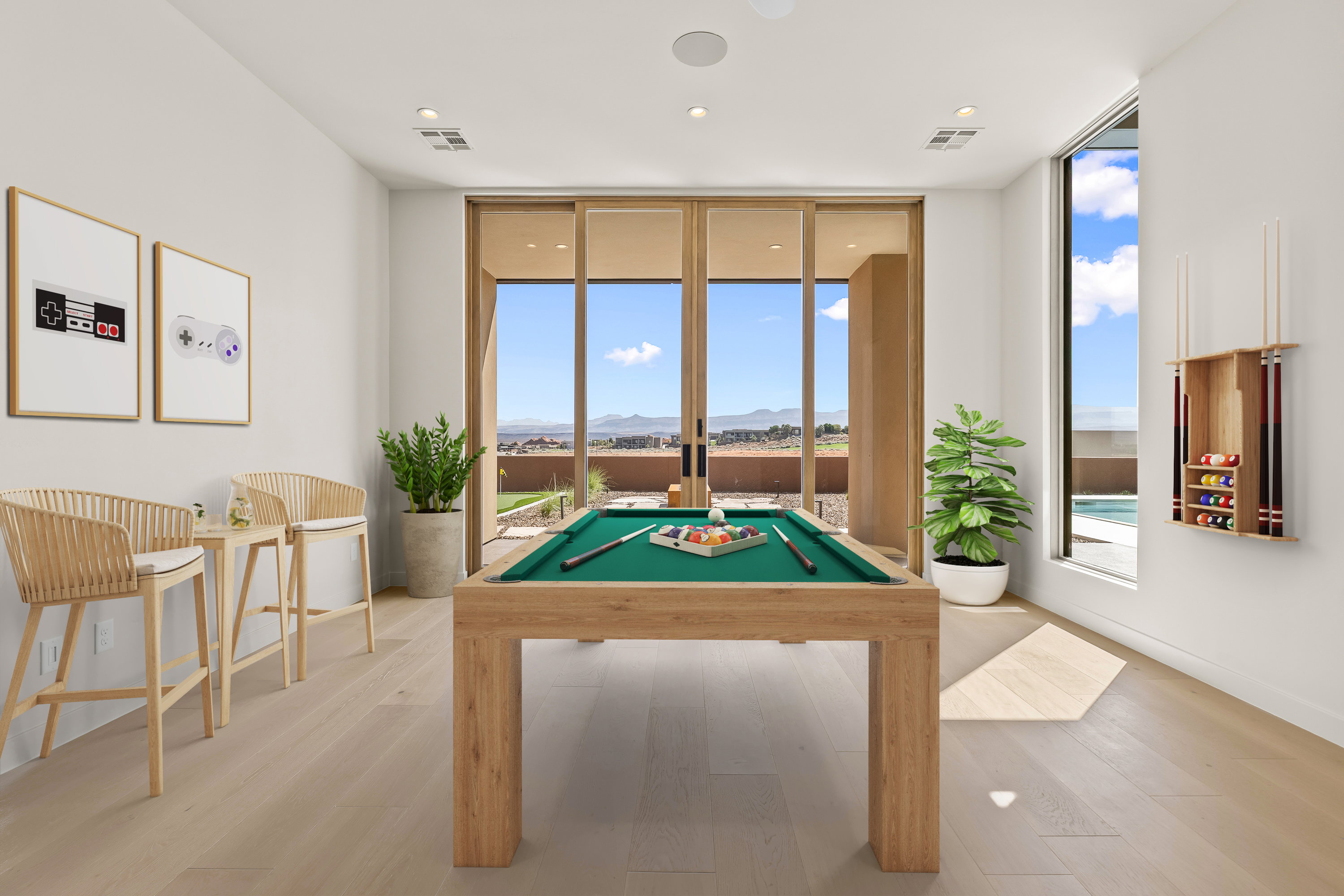 Flex/Bedroom 2 with Large Slider and Ensuite Bathroom
