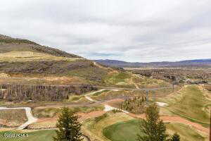Mountain view with a local golf course