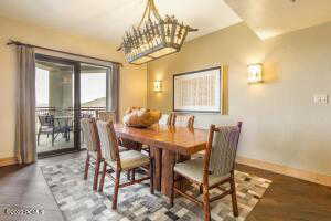 Dining area featuring baseboards