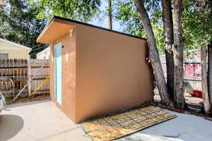 View of outdoor structure