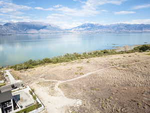 Water view featuring a mountain backdrop