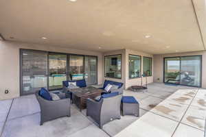 View of patio / terrace with outdoor lounge area