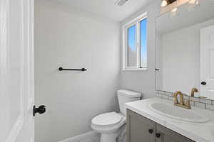 Updated downstairs half bathroom