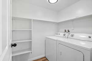 Laundry room + pantry and story