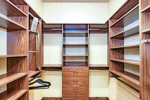 View of spacious closet