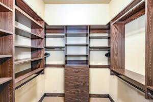 View of spacious closet