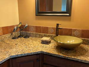 Bathroom with double vanity