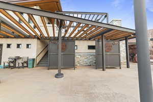 View of patio
