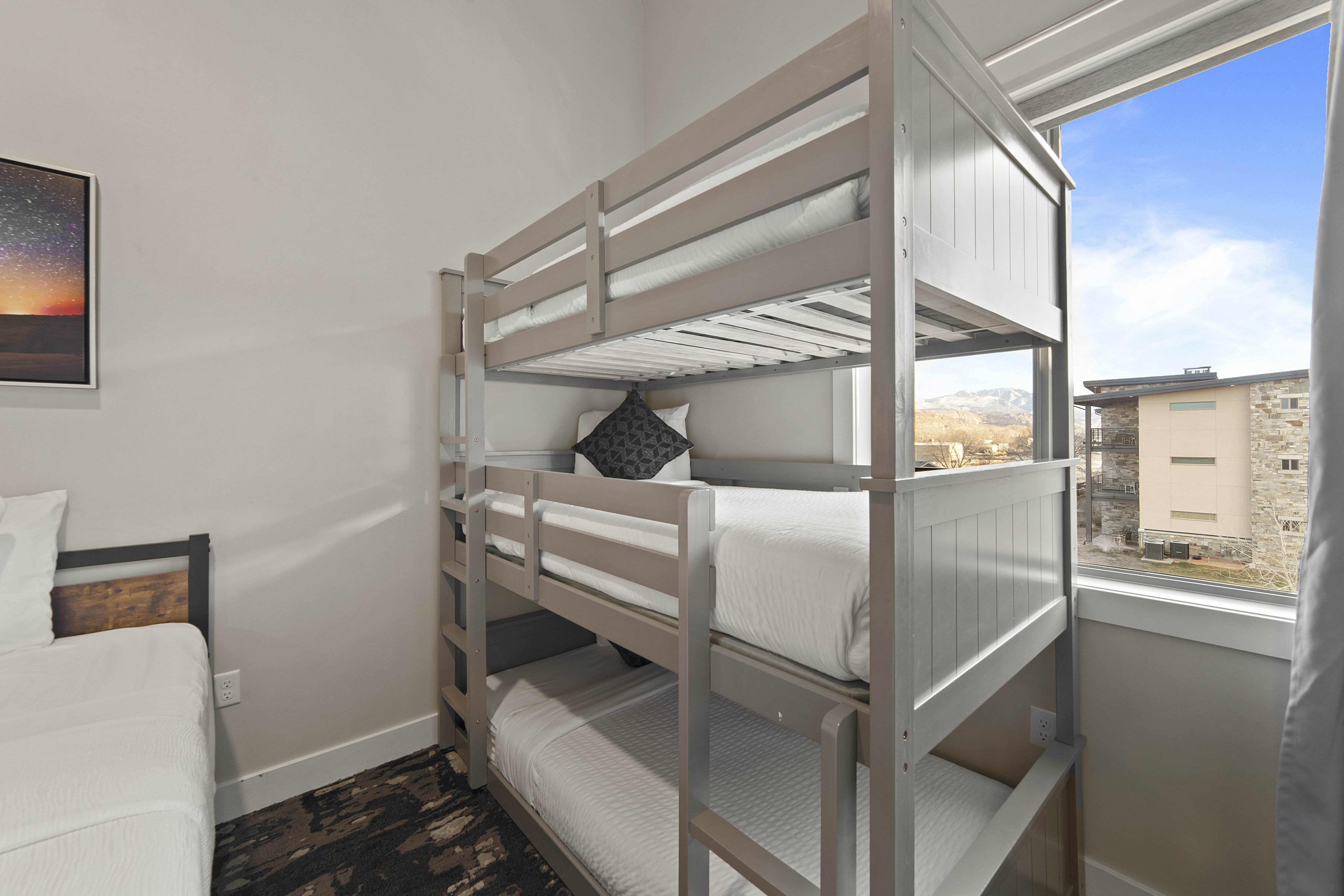 Bedroom with baseboards
