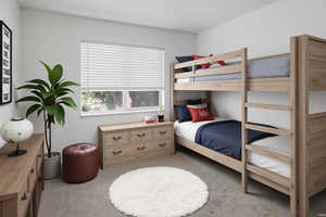 Virtually Staged Bedroom