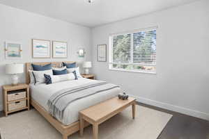 Virtually Staged Bedroom