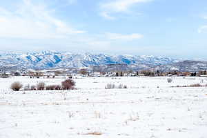 View of mountain background