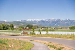 View of mountain feature featuring a rural view