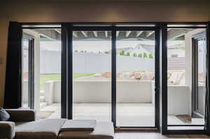 Bedroom featuring access to exterior