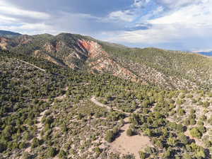 View of mountain background