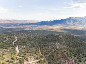 Aerial view of mountains
