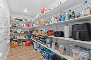 View of storage area