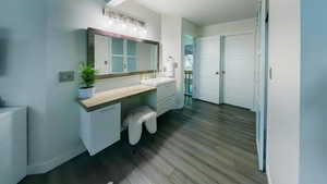 Primary Bathroom Makeup vanity