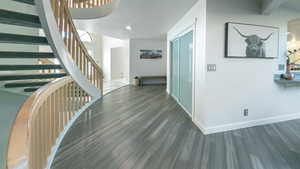 Circular Staircase and walkway