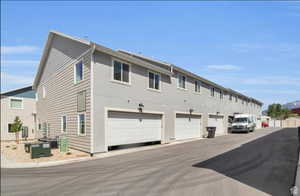 Back of house featuring stucco siding