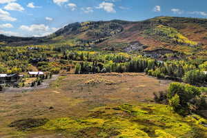 View of mountain background