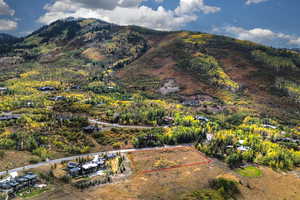 View of mountain background