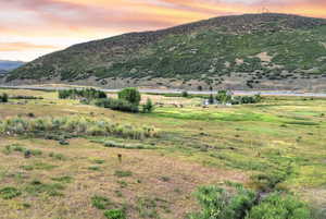 Mountain view featuring rural landscape