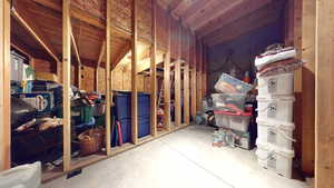 View of storage room