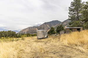 View of mountain background