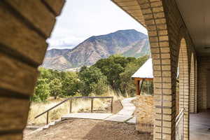 View of mountain backdrop