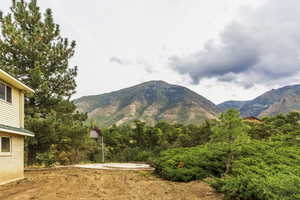 View of mountain background