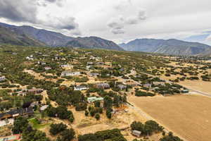 View of rural area with a mountainous background