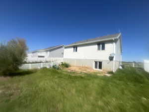 Rear view of property