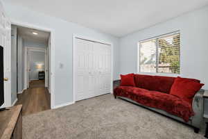 second bedroom with closet