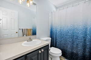 Full bathroom right off the main floor and bedrooms